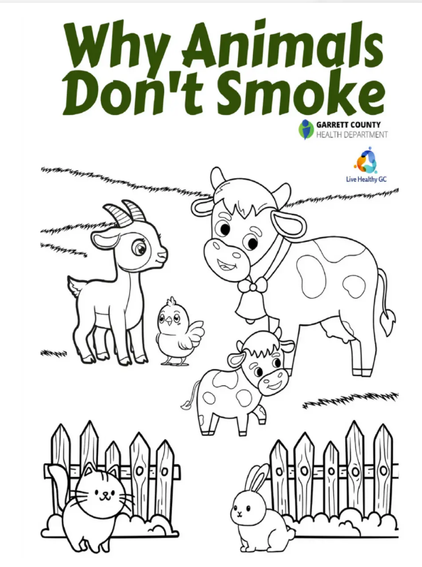 pictures of animas and flip book is reasons animals would choose not to smoke. 