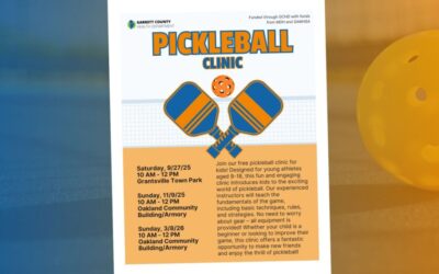 Youth Pickleball Clinic Events Announced!